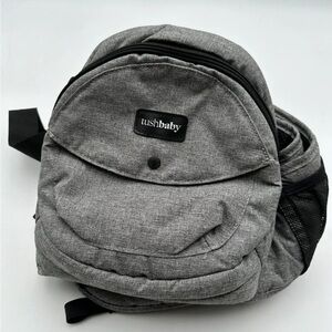 Tushbaby Hip Seat Baby Gray Support Carry Position Comfort - USED